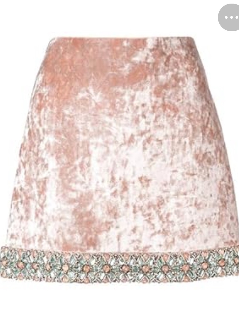 ALEXIS pink mini skirt  embellished hem size S